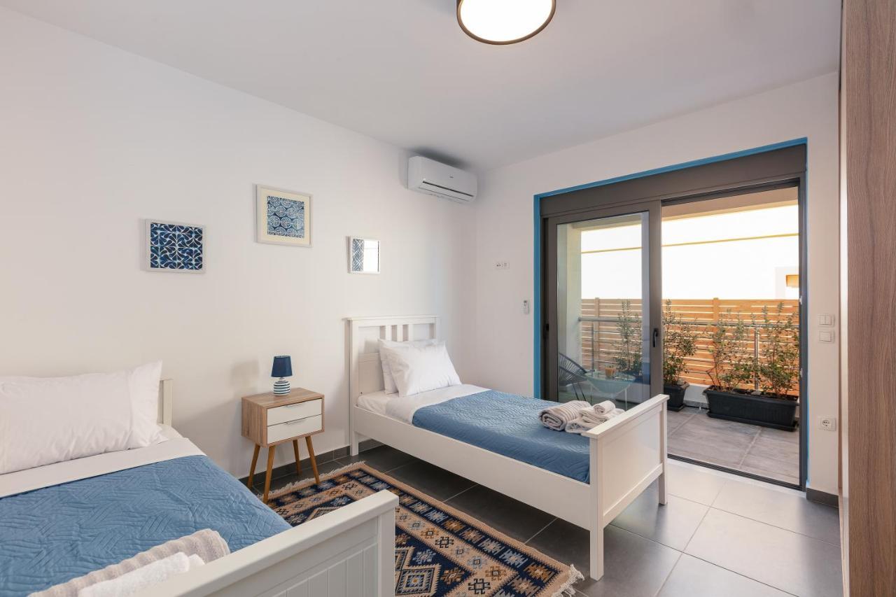 Greek Sky - New Modern Apartment With Shared Pool Tavronitis Zewnętrze zdjęcie